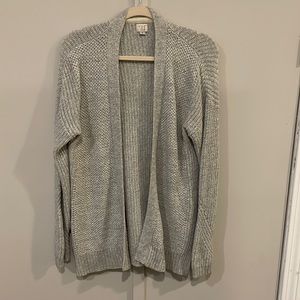 Knit cardigan sweater